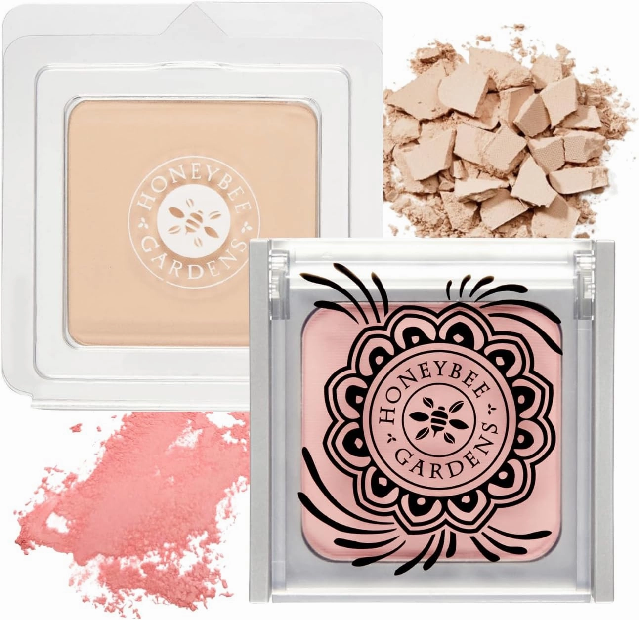 Pressed Powder Foundation   Blush Bundle | Luminous & Breathless | Light to Med Skin Tones