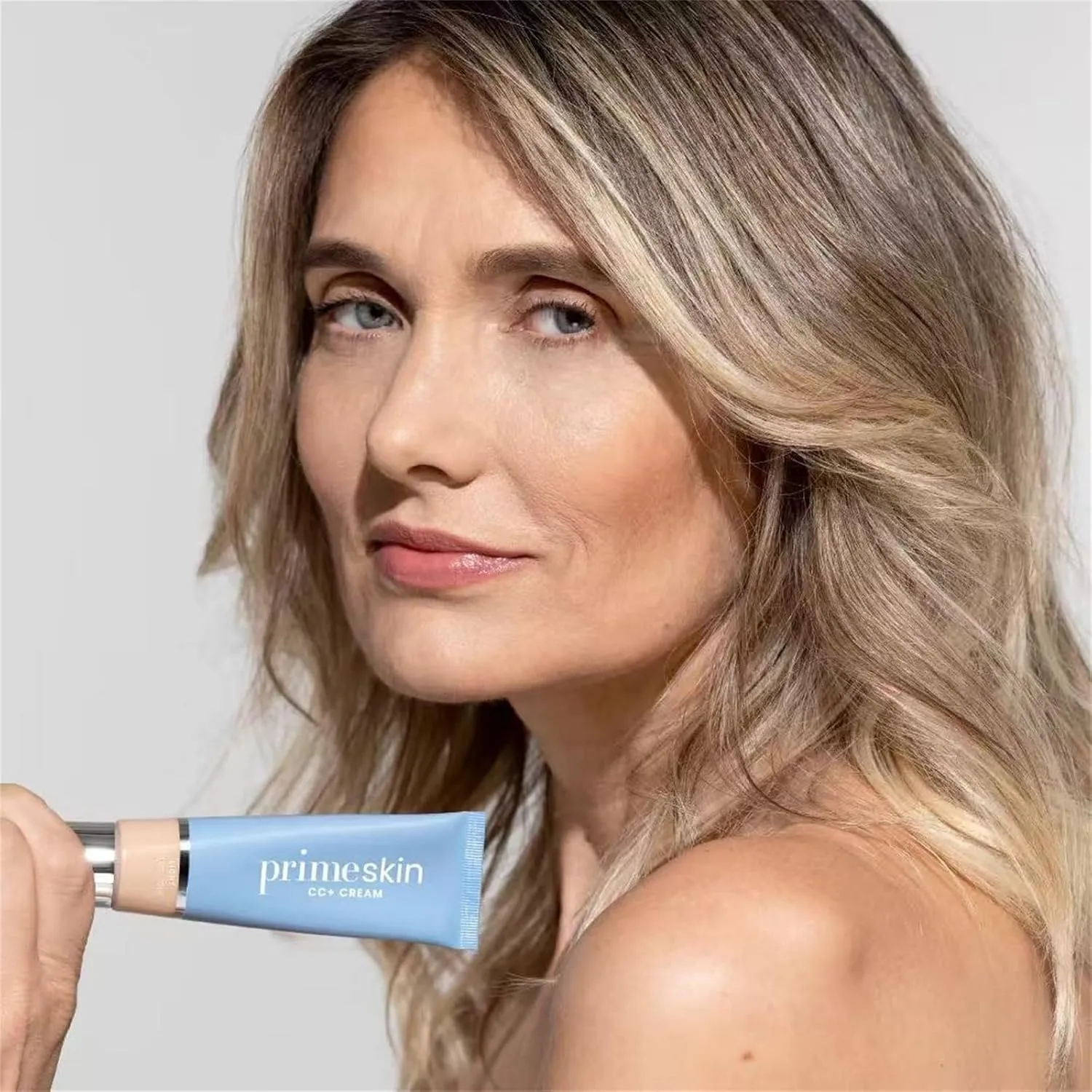 Primeskin Cc Cream for Older Women,Liquid Foundation,Cc Cream Liquid Foundation,Full-Coverage Foundations, Lightweight Natural Coverage, Natural Finish, 1.8 Fl Oz/30ml (FAIR)