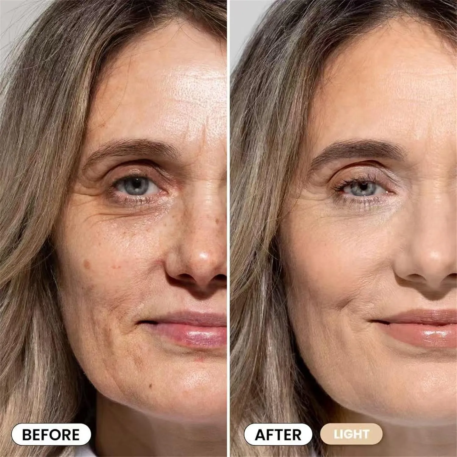 Primeskin Cc Cream for Older Women,Liquid Foundation,Cc Cream Liquid Foundation,Full-Coverage Foundations, Lightweight Natural Coverage, Natural Finish, 1.8 Fl Oz/30ml (FAIR)