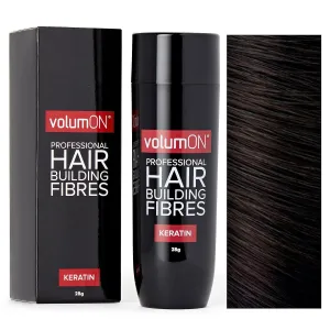 Professional Hair Building Fibres- Hair Loss Concealer- KERATIN- DARK BROWN 28g- Get Upto 30 Uses