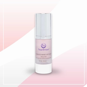 Professional Grade Flawless Makeup Primer – Achieve Dewy Skin & Effortlessly Blend Makeup with Luxurious Plant Oil Blend, Ceramide & Seaweed Extracts, Vegan & Cruelty-Free, 1 oz