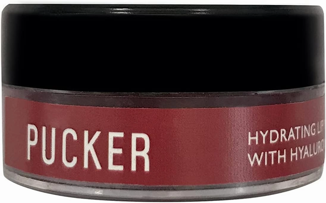 Pucker Hydrating Lip Mask | Tinted Lip Mask for Dry and Dark Lips | Chapped Lips | Honey | Enriched with Hyaluronic Acid | Shea Butter Jojoba Oil | (7 gm)