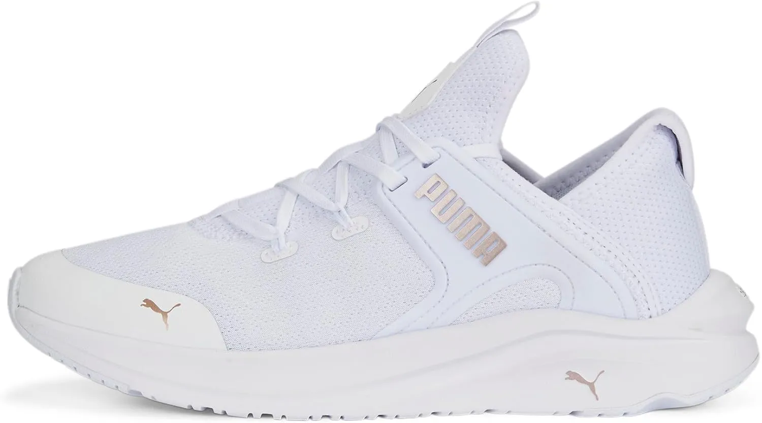 PUMA Women's Softride One4all Wn's Road Running Shoe, Puma White Rose Gold, 9.5 AU