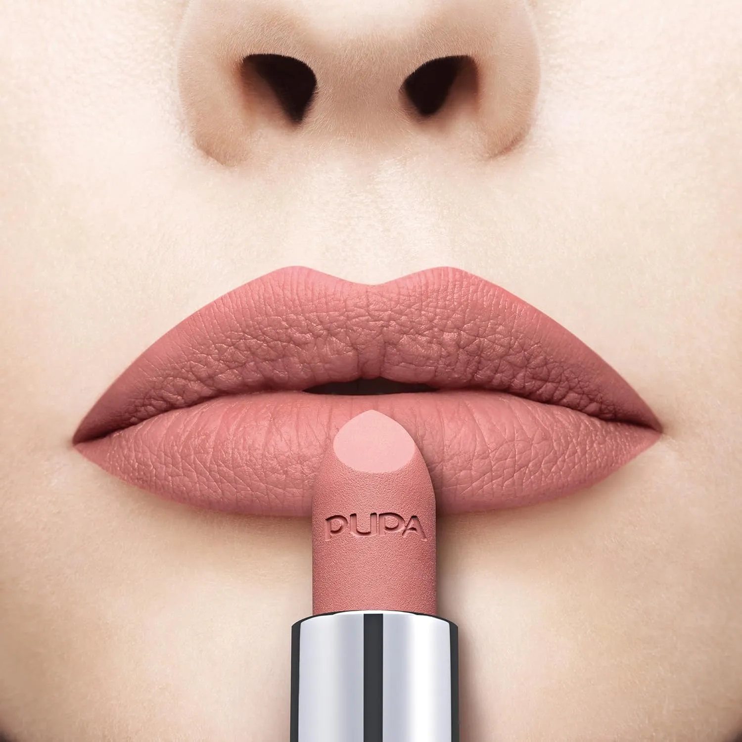 Pupa Milano I Am Matte Pure Colour Lipstick - 010 Delicate Nude for Women - 0.123 oz Lipstick