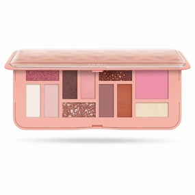 Pupa Milano Make-Up Palette M, 001 Pink, 0.42 oz - Eyeshadow Palette with Matte, Shimmer, Metallic Finishes - Highly Pigmented Eyeshadow, Blush Palette - 11 Blendable Eye Makeup Shades - Talc-Free