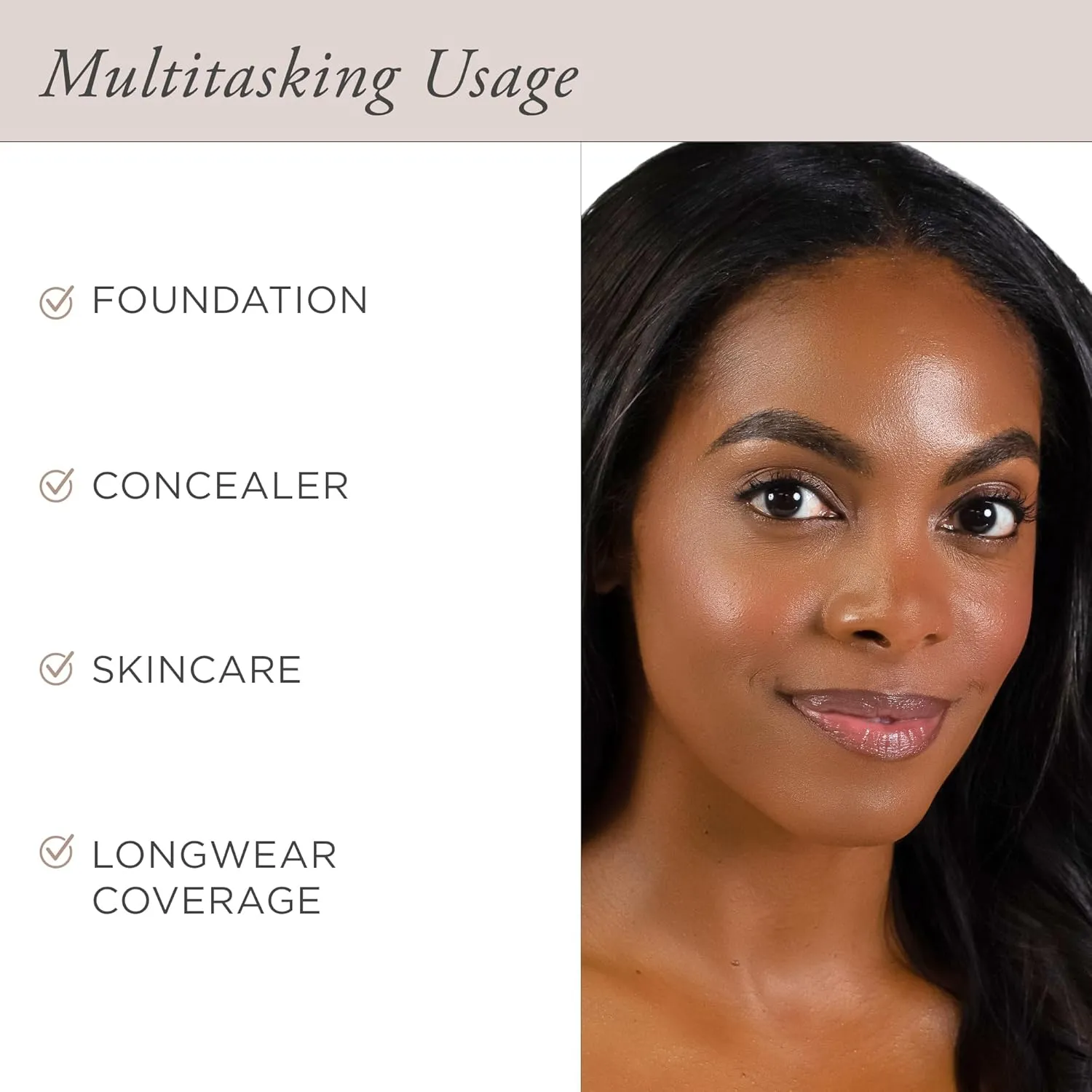 PUR Beauty 4-in-1 Love Your Selfie Foundation & Concealer - Longwear Full Coverage Liquid Makeup Foundation with Hydrating Blend for Refined-Looking, Natural Beauty Glow, Skin Texture & Tone