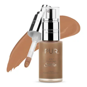 PUR Beauty 4-in-1 Love Your Selfie Foundation & Concealer - Longwear Full Coverage Liquid Makeup Foundation with Hydrating Blend for Refined-Looking, Natural Beauty Glow, Skin Texture & Tone