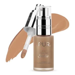 PUR Beauty 4-in-1 Love Your Selfie Foundation & Concealer - Longwear Full Coverage Liquid Makeup Foundation with Hydrating Blend for Refined-Looking, Natural Beauty Glow, Skin Texture & Tone