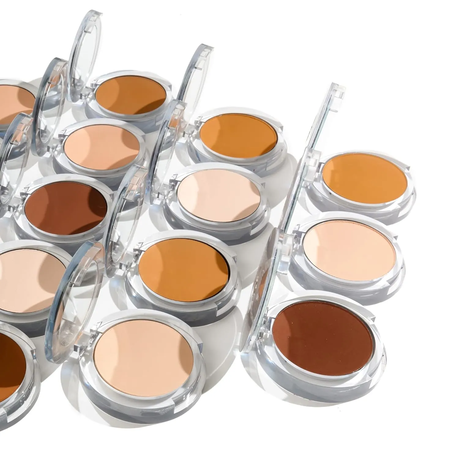 PUR Beauty 4-in-1 Pressed Mineral Makeup Powder Foundation with SPF 15 - Concealer & Finishing Compact Pressed Powder for Face - Buildable Medium to Full Coverage Foundation Powder