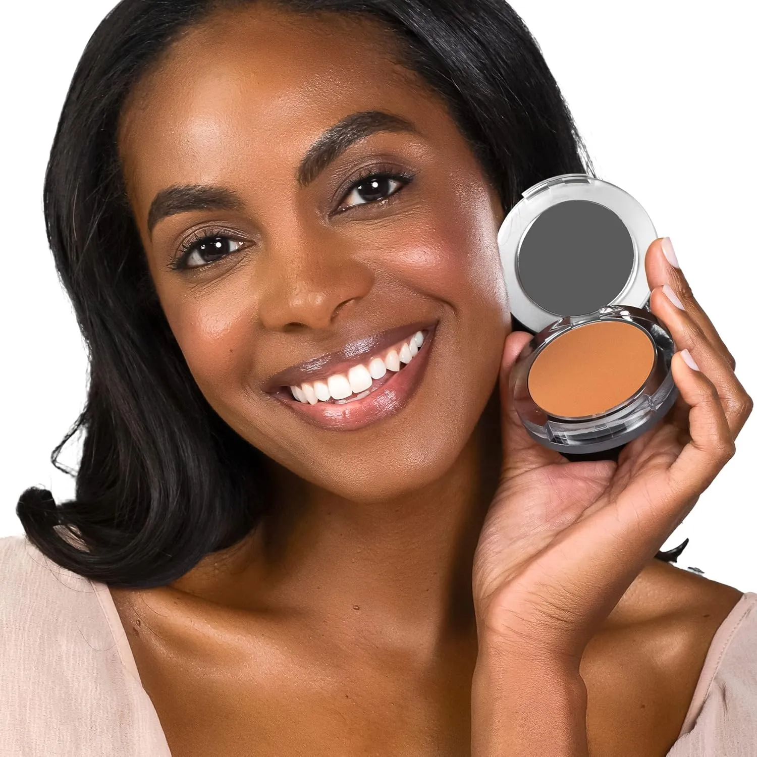 PUR Beauty 4-in-1 Pressed Mineral Makeup Powder Foundation with SPF 15 - Concealer & Finishing Compact Pressed Powder for Face - Buildable Medium to Full Coverage Foundation Powder