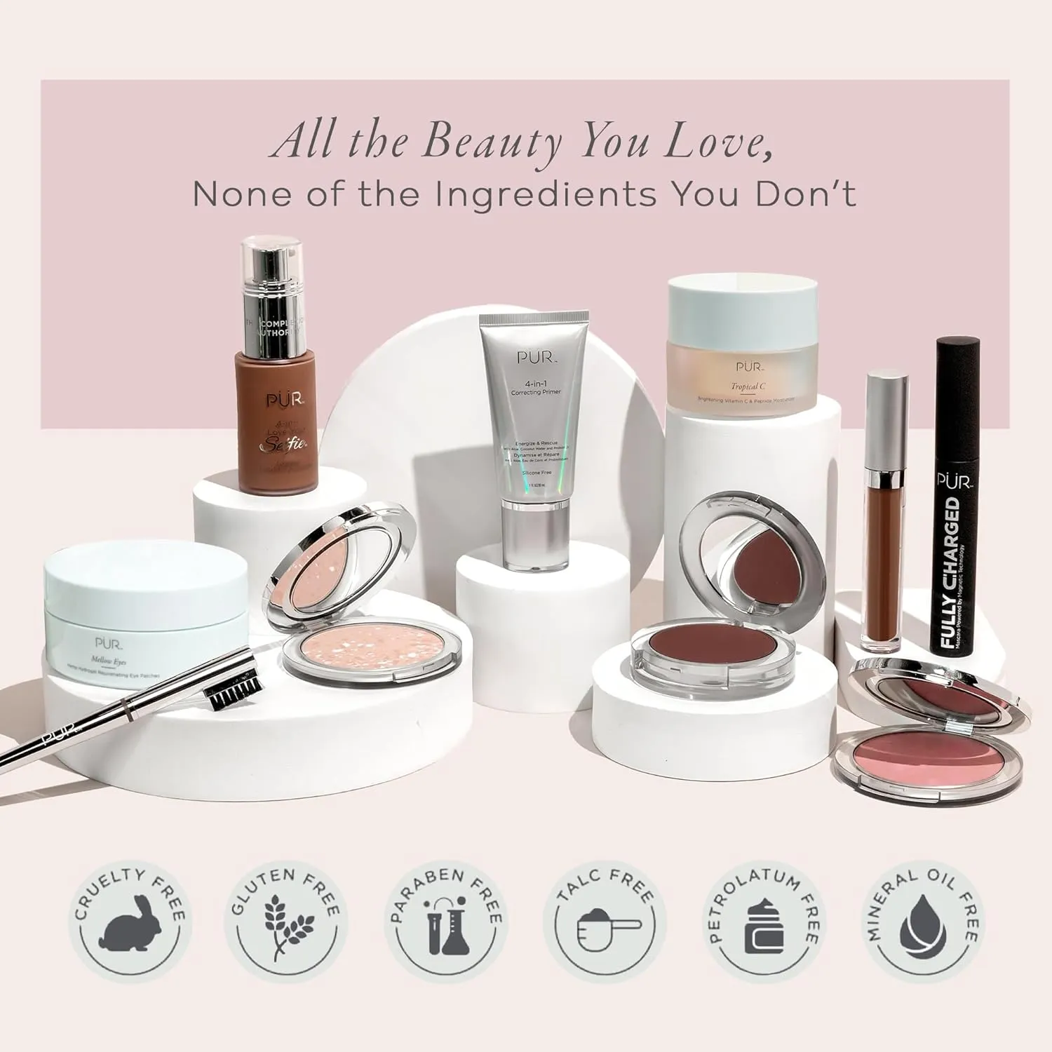 PUR Beauty 4-in-1 Sculpting Concealer for Women - Conceals, Brightens, Plumps & Corrects - Hydrating & Moisturizing Makeup Concealer with Medium to Full Coverage for Dark Circles