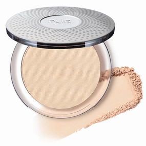 PUR Beauty 4-in-1 Pressed Mineral Makeup Powder Foundation with SPF 15 - Concealer & Finishing Compact Pressed Powder for Face - Buildable Medium to Full Coverage Foundation Powder
