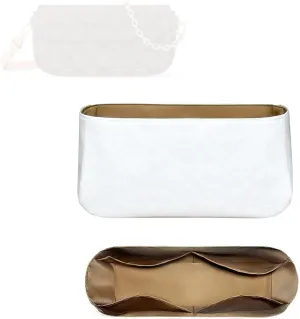 Purse Organizer Insert, Inner Liner Bag Organizer Insert Fit for LV Ivy Woc Dupont Paper Inside Storage Bag In Bag Organizer Insert