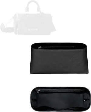 Purse Organizer Insert, Inner Liner Bag Organizer Insert Fit for LV Keepall Cargo25 Dupont Paper Inside Storage Bag In Bag (Style-02, Keepall Cargo25)