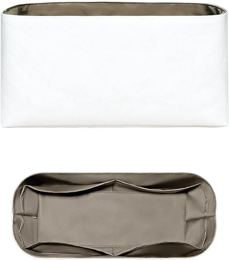 Purse Organizer Insert, Inside Bag Organizer Insert Fit for Hermes Birkin Handbag Dupont Paper Inner Liner Bag In Bag Organizer Insert (Style-01, BK35)