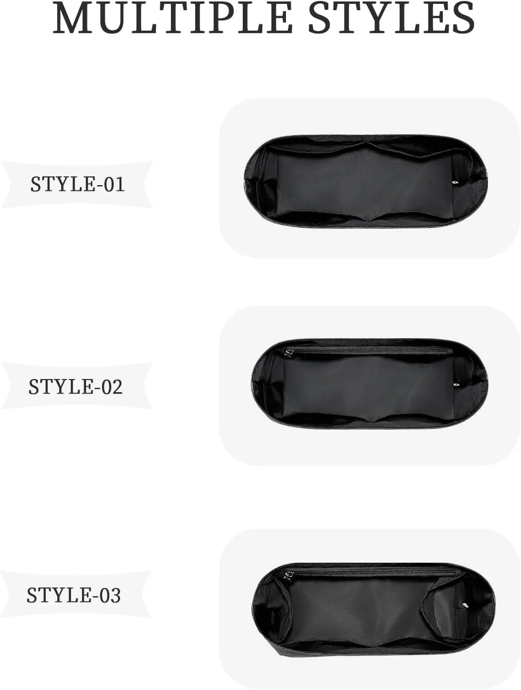 Purse Organizer Insert, Inside Bag Organizer Insert Fit for LV Carryall Cargo & Dark Handbag Dupont Paper Inner Liner Bag Organizer Insert (Style-03, Cargo)