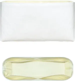 Purse Organizer Insert, Lightweight Inside Bag Organizer Insert Fit for Loro Piana 19/27 Slim Dupont Paper Inner Liner Bag Waterproof Handbag Organizer Insert (LP19)