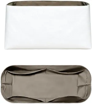 Purse Organizer Insert, Slim Inside Storage Bag Organizer Insert Fit for Hermes Kelly Handbag Lightweight Inner Liner Bag In Bag Organizer (Style-01, 32size)