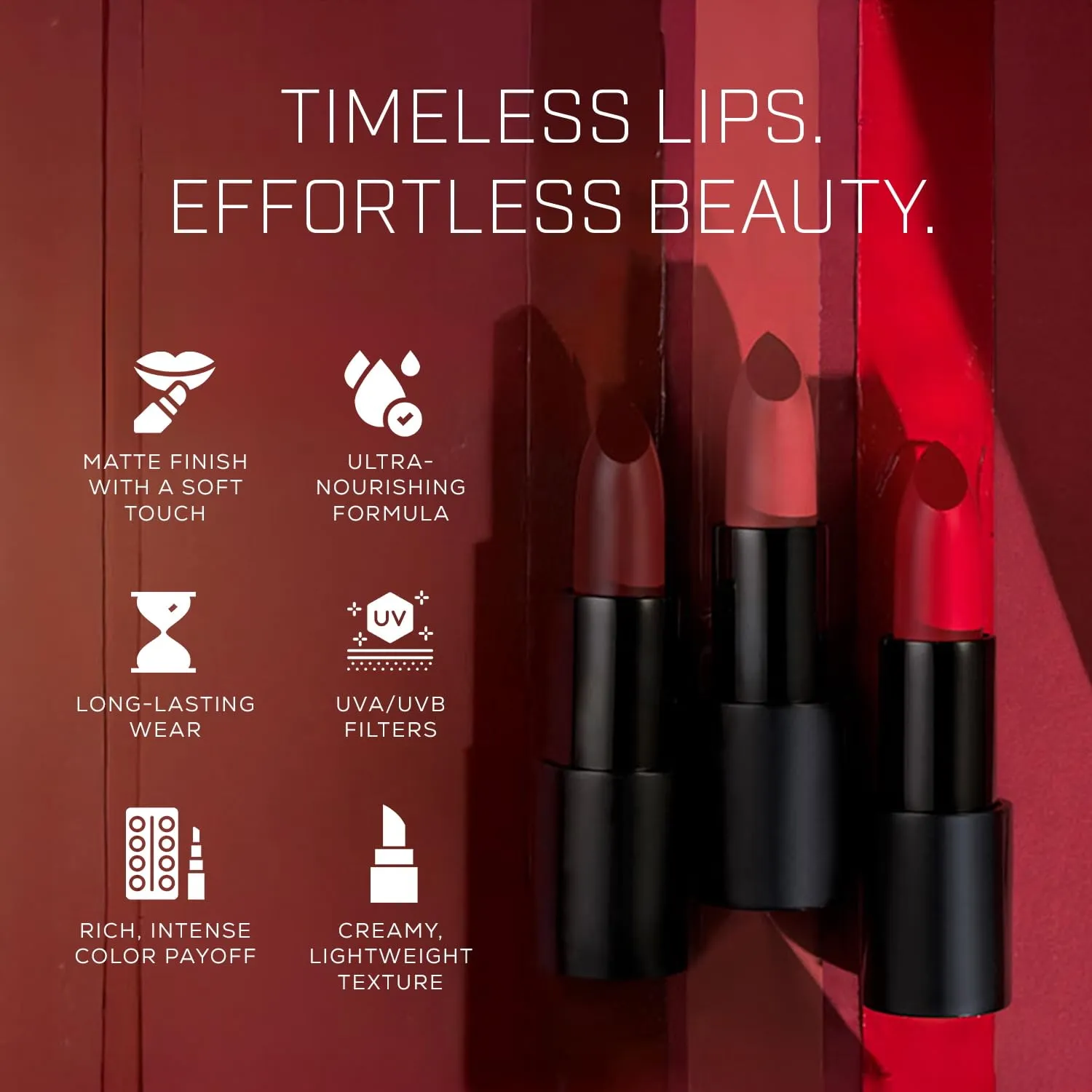 Radiant Professional Advanced Care Lipstick - Ultra Nourishing, Moisturizing Long Lasting Lipstick With Vitamin E- UVA UVB Filters - MATTE - Toffee (202)