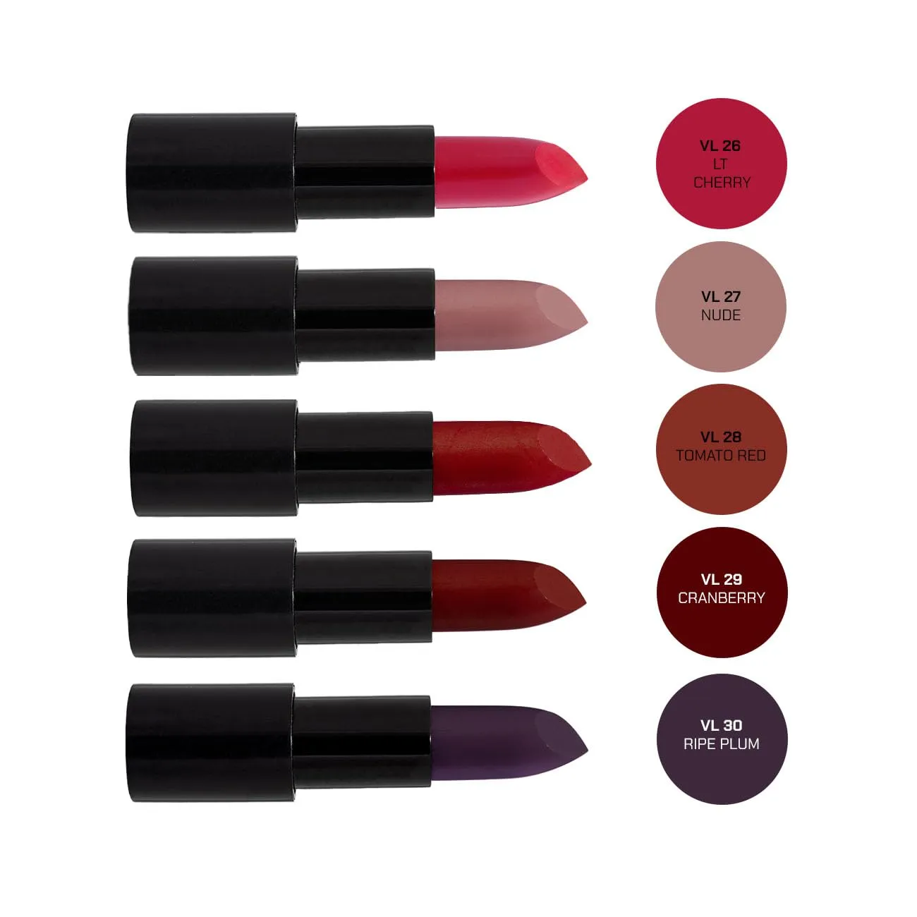 Radiant Professional Advanced Care Lipstick - Ultra Nourishing, Moisturizing Long Lasting Matte Lipstick With Vitamin E- UVA UVB Filters - VELVET (28 Tomato Red)