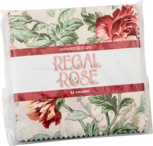 Regal Rose Charm Pack 42 5-inch Squares Maywood Studio