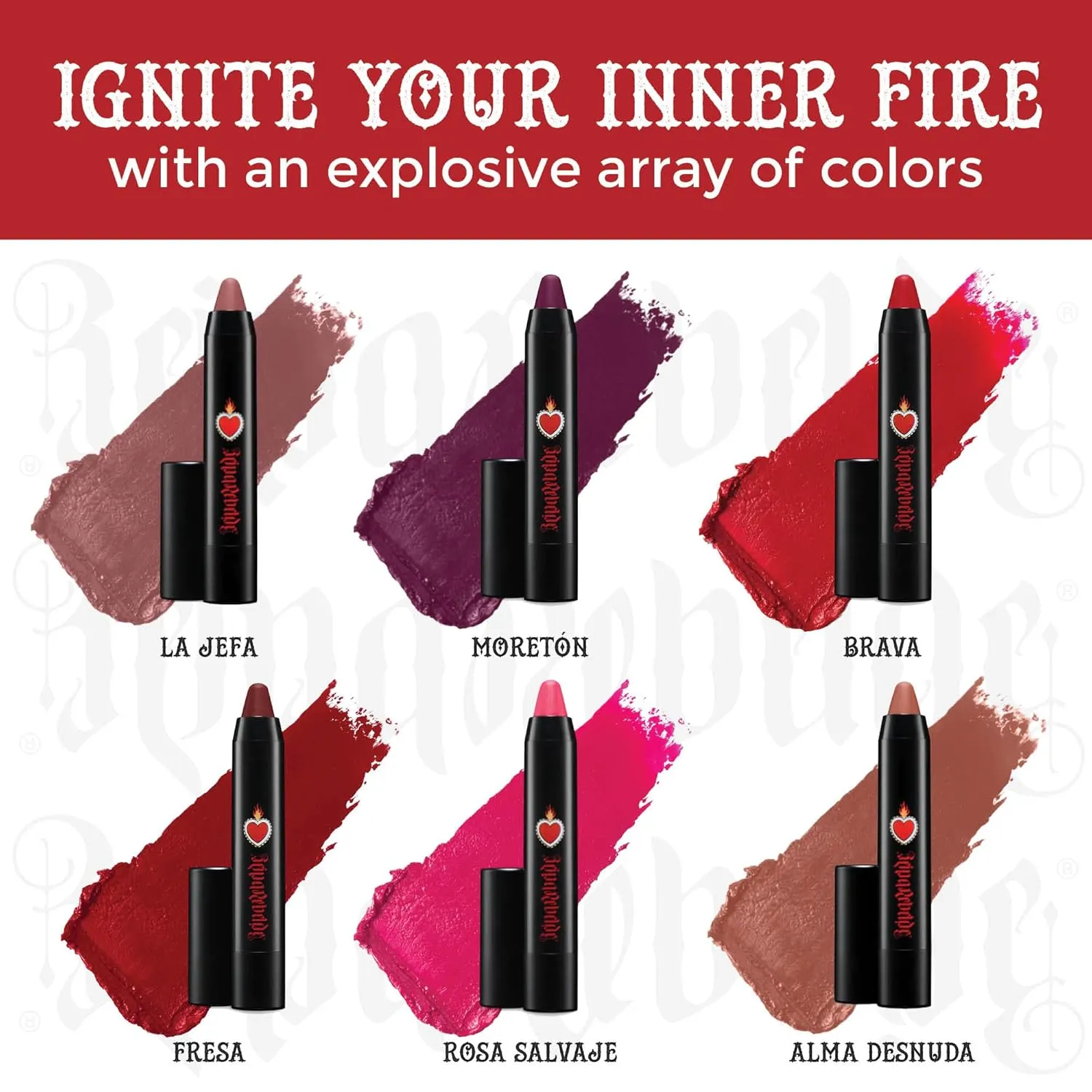 Reina Rebelde Fresa Bold Lip Color Stick High Pigmentation Deep Berry Red Lipstick/Moisturizing Full-Coverage with Satin Finish/High Density/Vegan & Cruelty, Paraben, Phthalate-Free