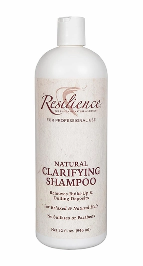 RESILIENCE Clarifying Shampoo with Argan Oil 32oz – Remove Buildup & Residue Without Stripping Moisture