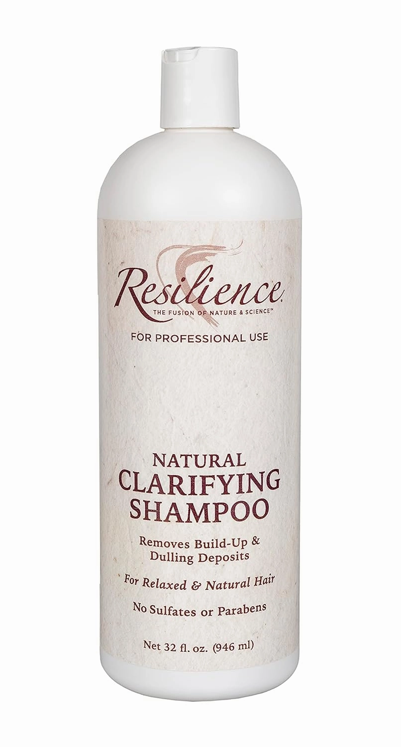 RESILIENCE Clarifying Shampoo with Argan Oil 32oz – Remove Buildup & Residue Without Stripping Moisture