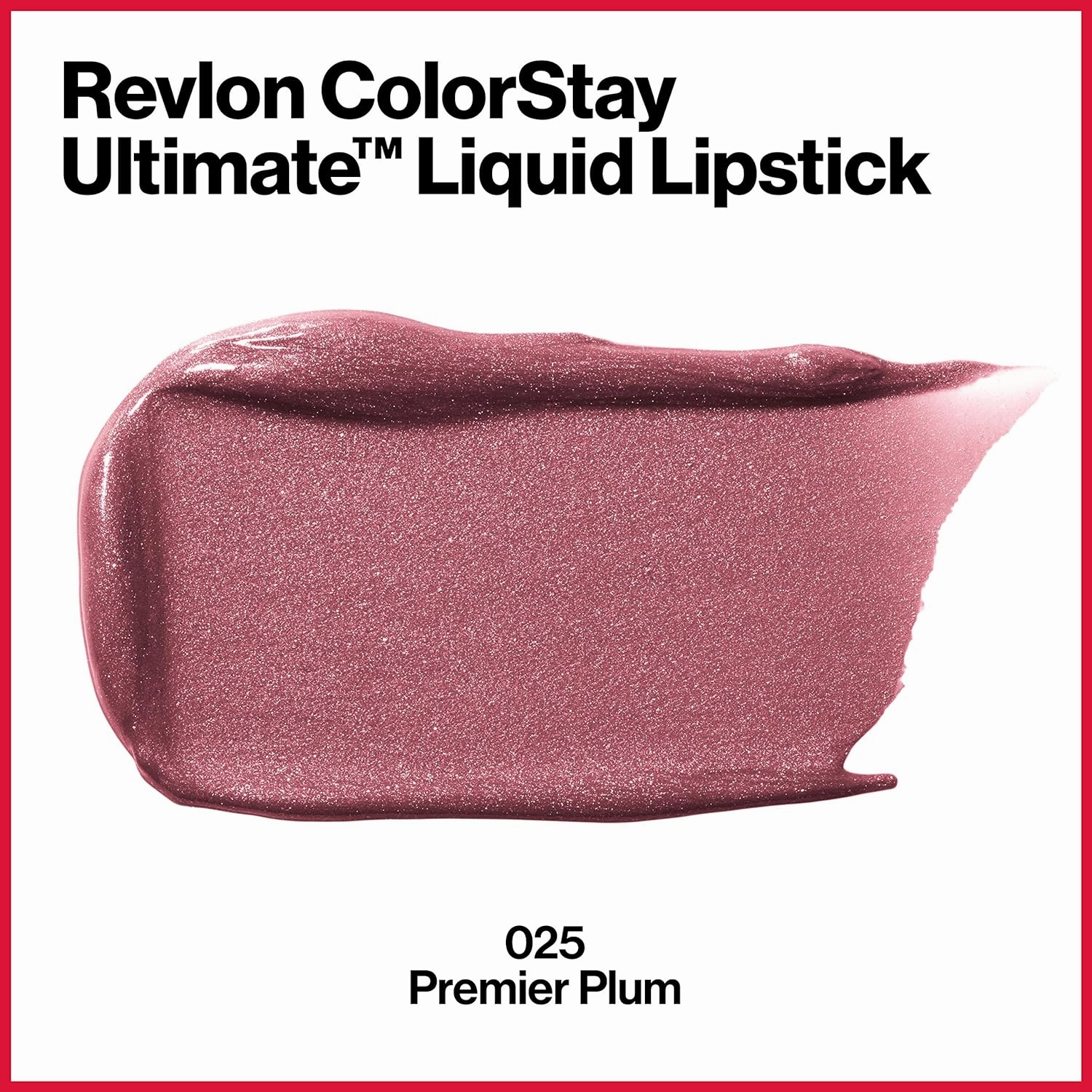 REVLON ColorStay Ultimate Liquid Lipstick, Longwear Rich Lip Colors, Wears for Up to 24 Hours, Satin Finish, 025 Premier Plum, 0.1 fl oz (Pack of 2)