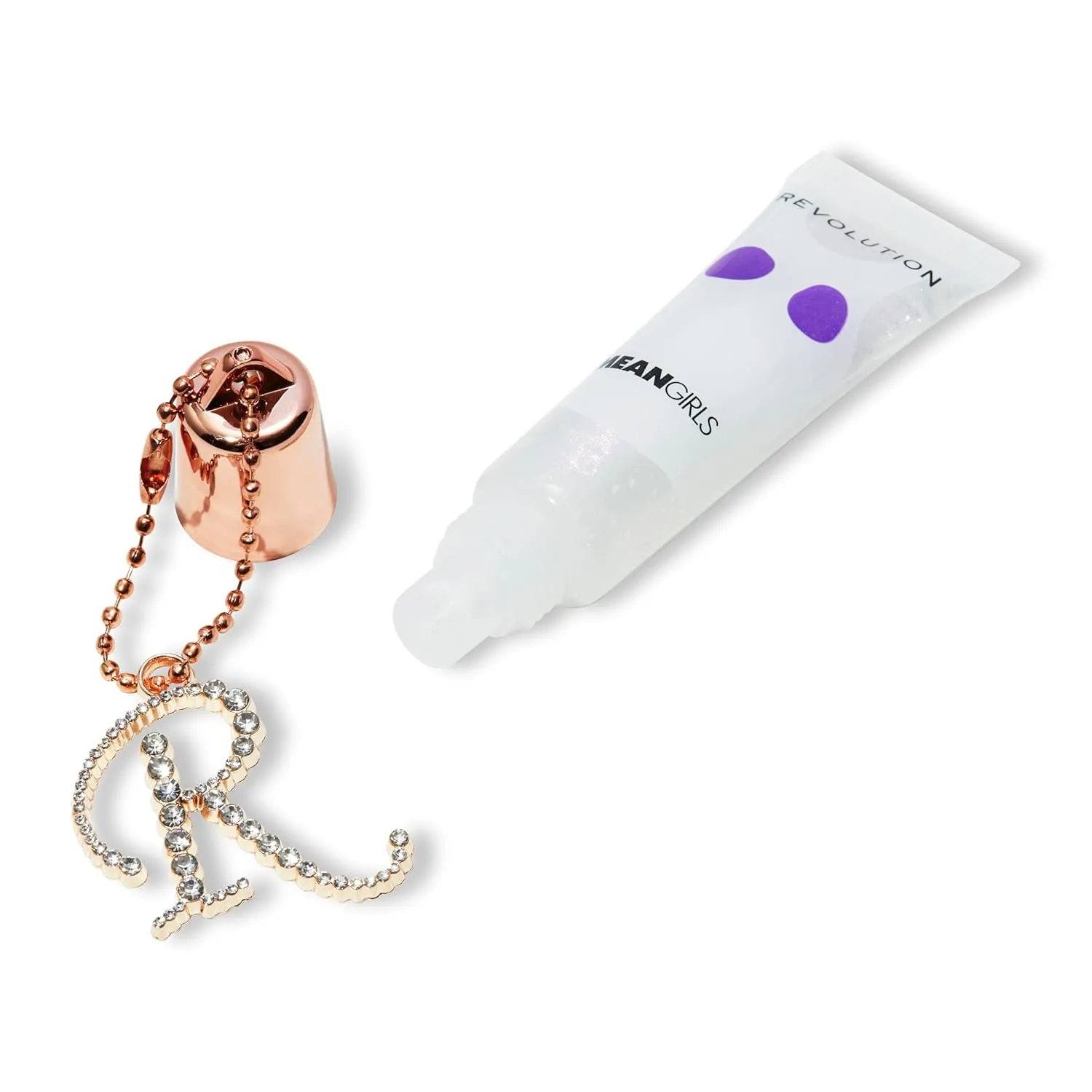 Revolution Beauty, Mean Girls x Revolution Regina George Lip Gloss, High-Shine Sweetly-Scented Gloss, Vegan & Cruelty-Free, Clear Shimmer, 0.35 oz (Pack of 2)