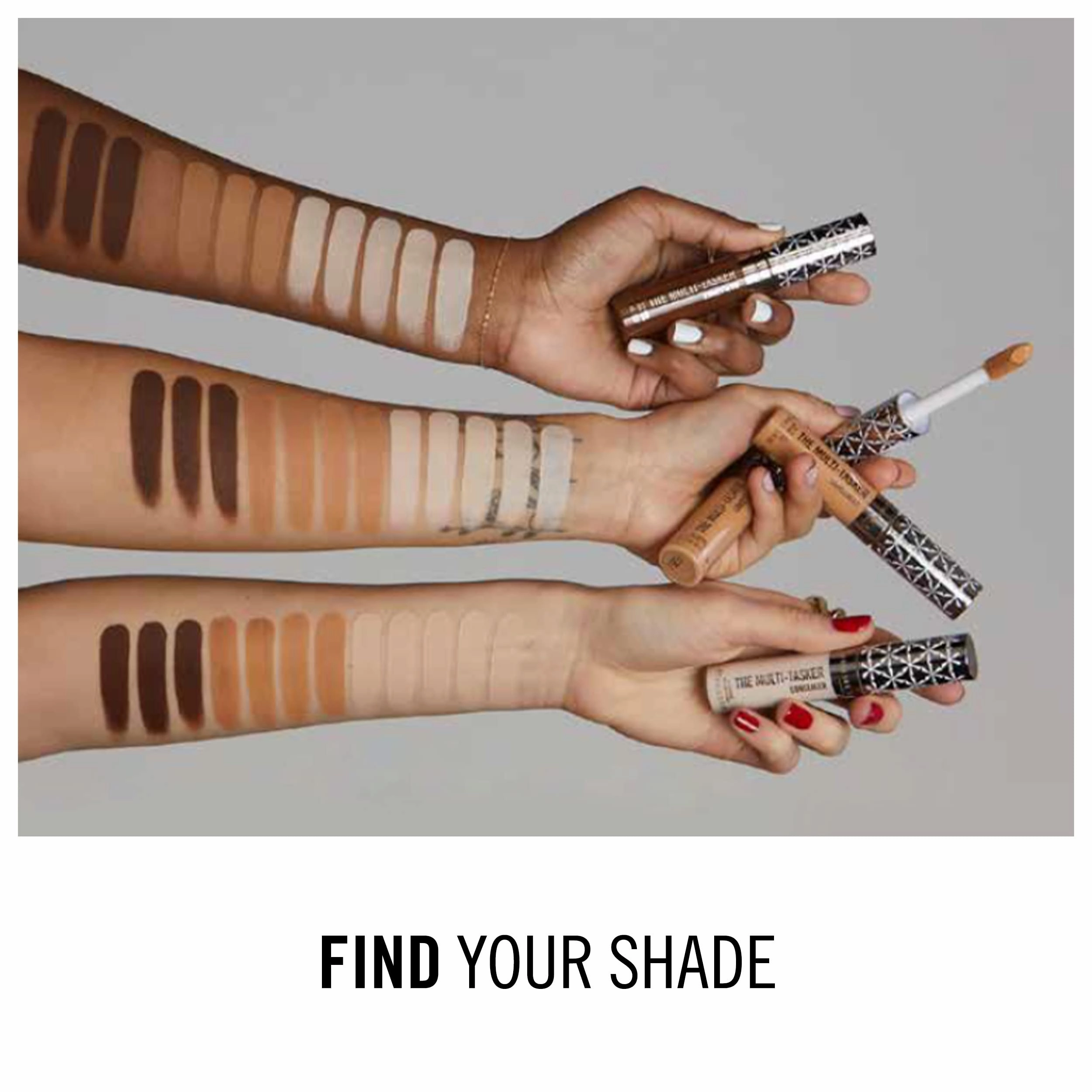 Rimmel London, Multi-Tasker Concealer, 020 Fair, Crease-Proof, Transfer-Proof, Waterproof, Up To 24-Hour Wear, Vegan Formula, 0.33oz