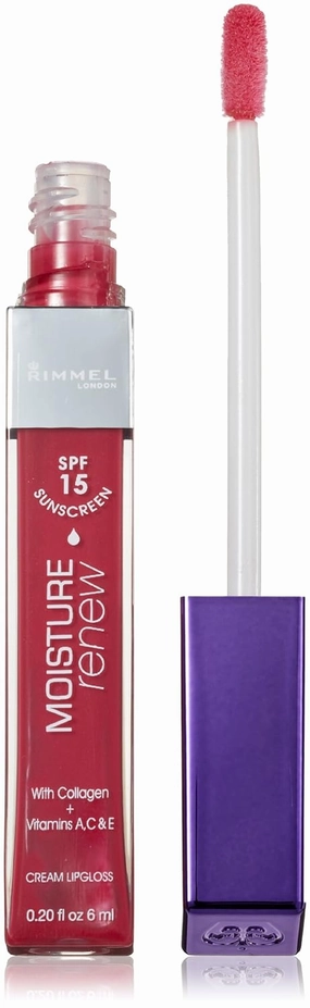 Rimmel Moisture Renew Cream Lipgloss Purple Rescue
