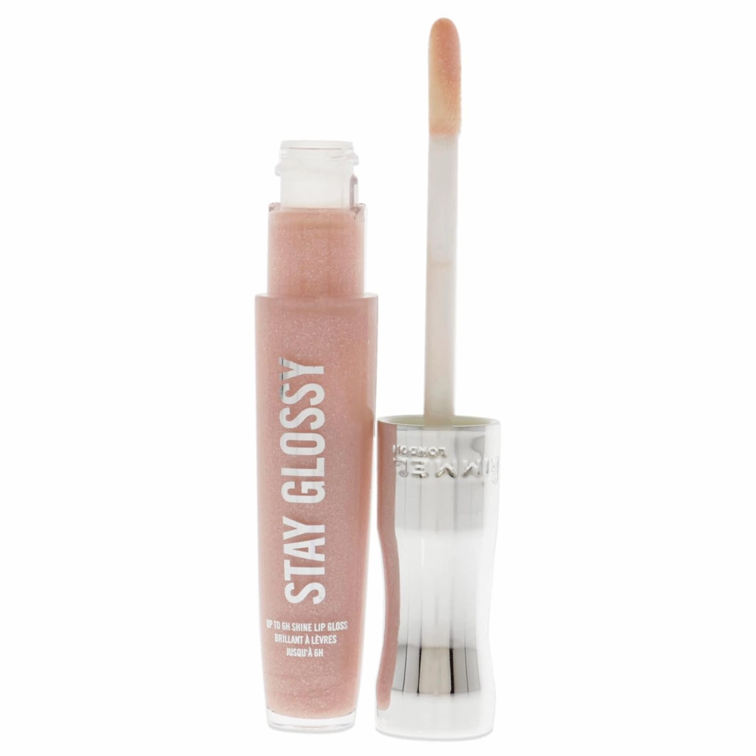 Rimmel Stay Glossy Lipgloss, Dorchester Rose, 0.18 Fl Oz (Pack of 4)