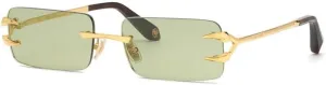 Roberto Cavalli SRC023 Unisex Sunglasses, Shiny, Total, Rose Gold, 59, Shiny, Total, Rose Gold, 59