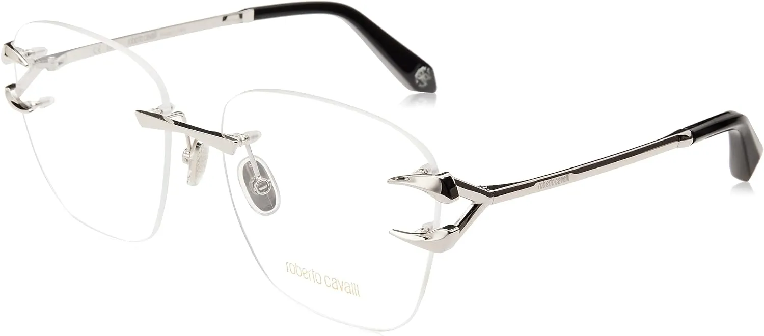 Roberto Cavalli Unisex VRC021M Sunglasses, Shiny Total Rose Gold, 54, Shiny Total Rose Gold, 54