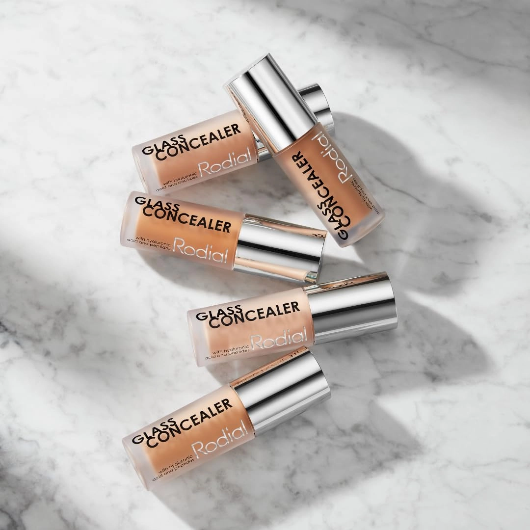Rodial Glass Concealer Shade 3 - Luminous, Full-Coverage Cream with Peptides and Antioxidants for Flawless Skin, 0.1 fl. oz.