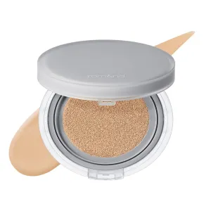 Rom&nd Nu Zero Cushion (04 Beige 23) Long Lasting, High Coverage, Semi Matte Finish, Flawless Complexion Without Cakey Face, Makeup Base and Fixer, Thinly Layered, Korean Cushion Foundation