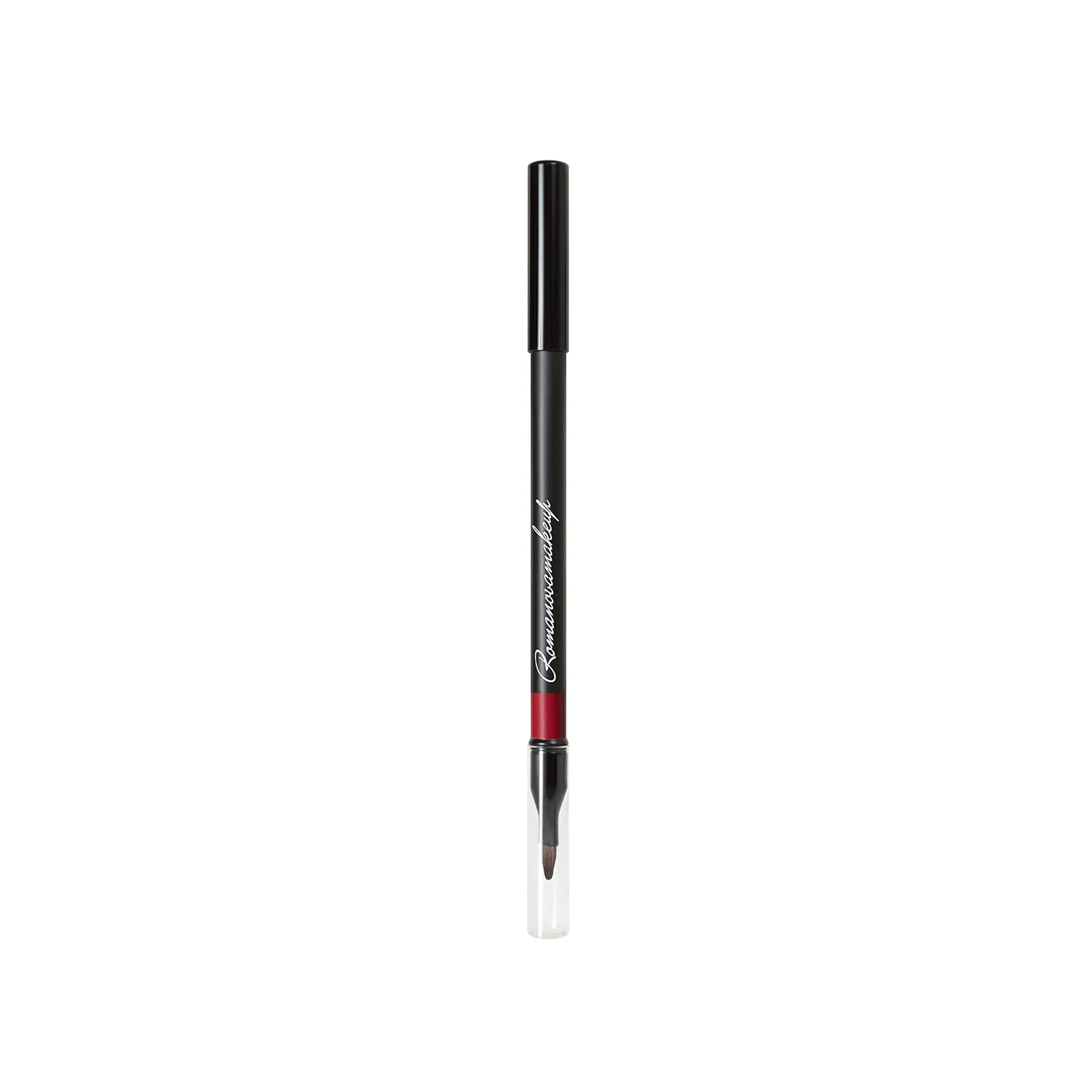 Romanovamakeup Sexy Contour Lip Liner READY TO RED. Makeup and Built-in-Brush RED SHADE. Smooth, Long Lasting, Easy Glide-on Pencil Gift for Women to Create Natural-looking, Visually Full Lips.