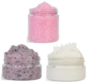 Rose Hibiscus Pedicure Set - Soak, Scrub, Moisturizing Treatments