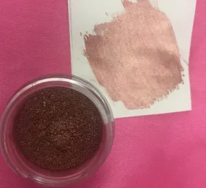 ROSE PINK GOLD HIGHLIGHTER DUST 2 Oz OUNCES, rose pink gold highlighter By Oh! Sweet Art