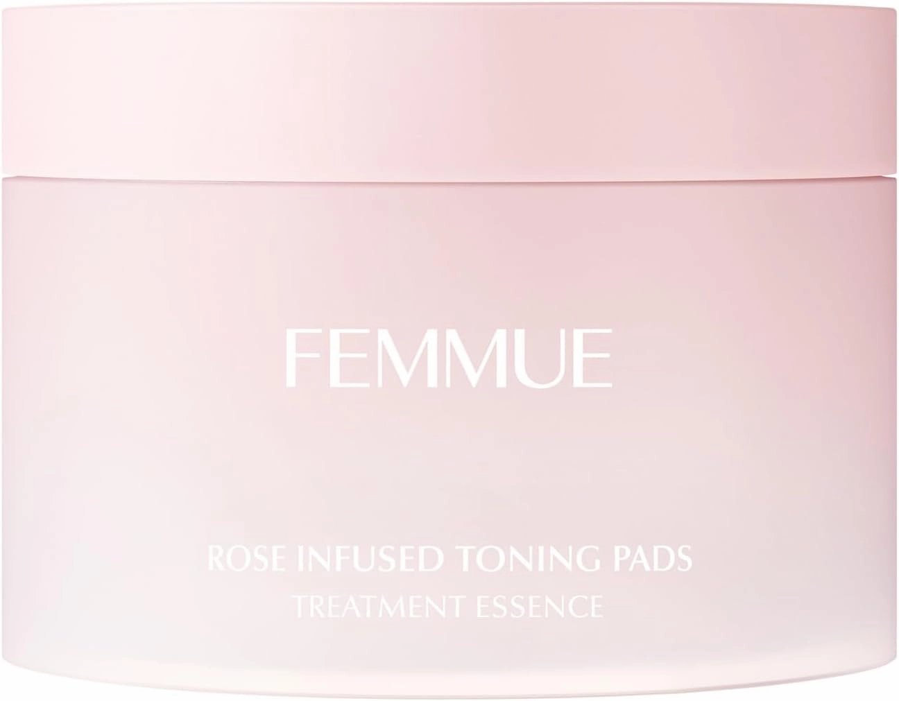 Rose Infused Face Toning Pads (60 Pack) | Daily Exfoliating Toner Cotton Rounds with Hydrating Rose Water | Korean Skin Care