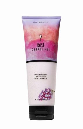 Rosé Champagne Ultra Shea Body Cream - 24hr Moisture - 8 ounces