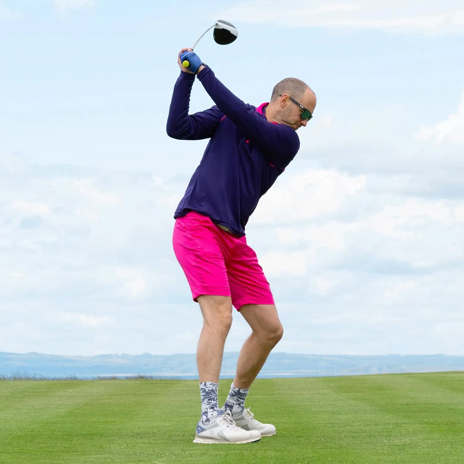 Royal & Awesome Men's Golf Shorts, Golf Shorts for Men, Golf Shorts Men