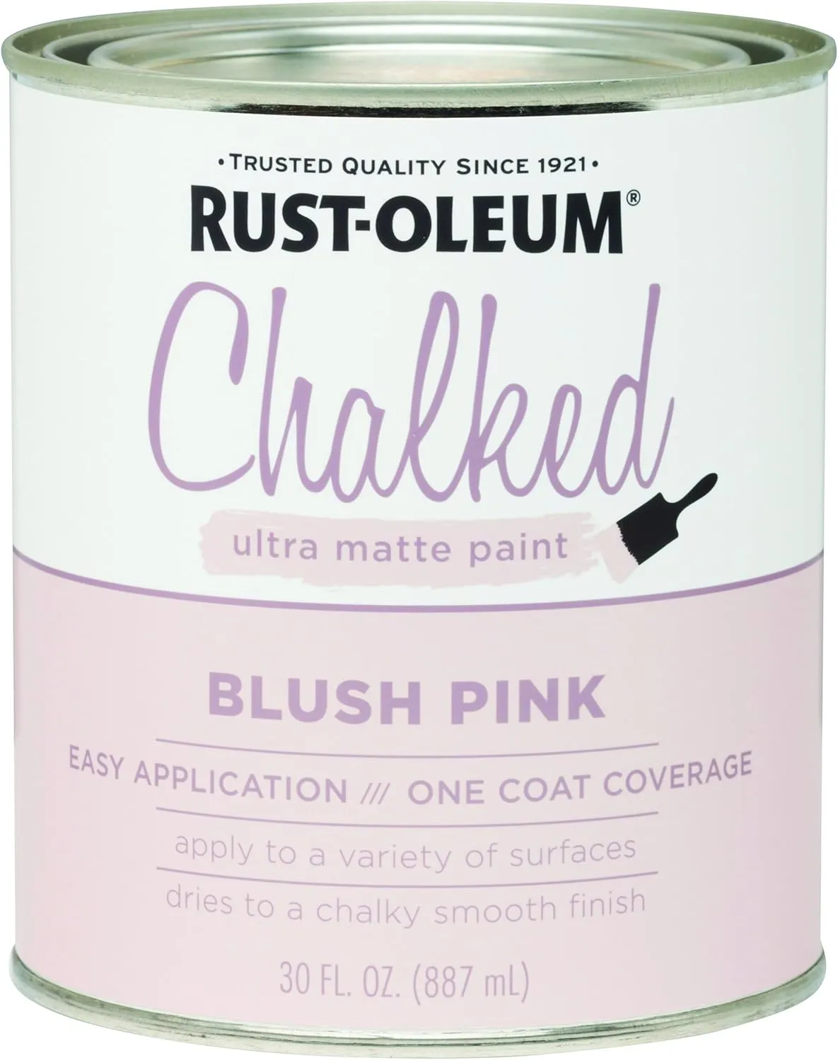 Rust-Oleum 285142 Ultra Matte Interior Chalked Paint, 30 oz, Blush Pink