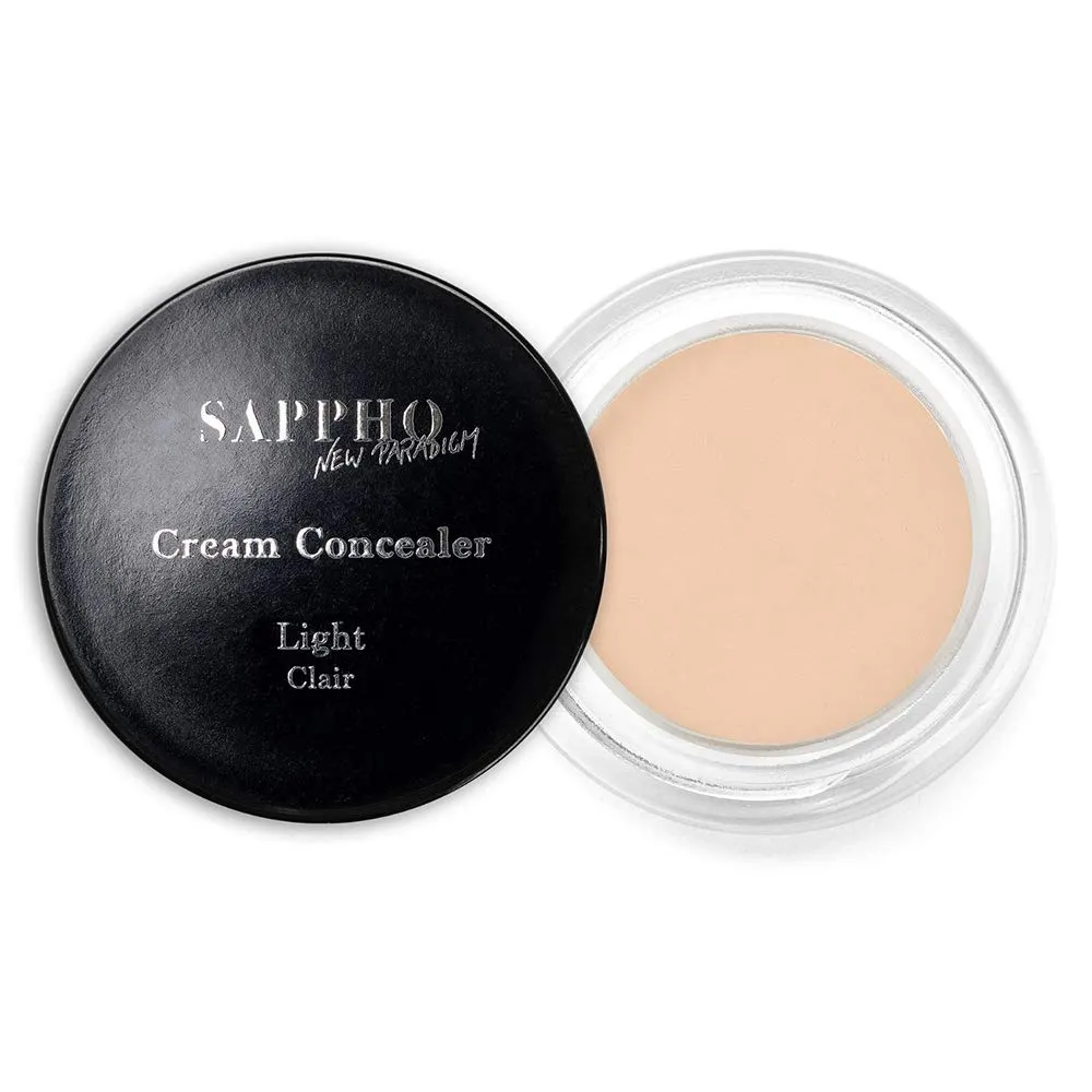 SAPPHO New Paradigm - Organic Cream Concealer | Clean, Vegan, Cruelty-Free Makeup (Light)
