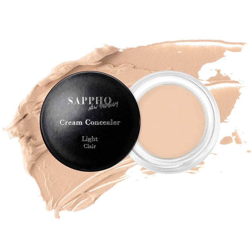 SAPPHO New Paradigm - Organic Cream Concealer | Clean, Vegan, Cruelty-Free Makeup (Light)