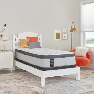 Sealy Posturepedic Spring Summer Rose Euro Pillowtop Soft Feel Mattress, Twin