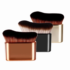 Self Tanning Brush Set: 3 Colors Beauty Body Brush Self Tanner Kabuki Brush Foundation Face Leg Body Makeup Brush Suitbable for Shine Brown Tanning Gel