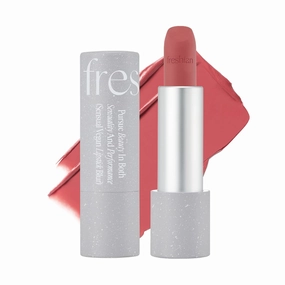 Sensual Vegan Lipstick Blur (08 Sensitive, 0.12oz) - Long-Lasting Formula, Lightweight Matte Lipstick, Korean Makeup. Shea Cocoa Butter, Vegan.