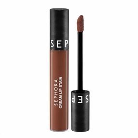 SEPHORA Favorites Cream Lip Stain Matte Liquid Lipstick - 141 Chocolate Lover (matte chocolate brown) - 0.16 fl oz / 5 mL